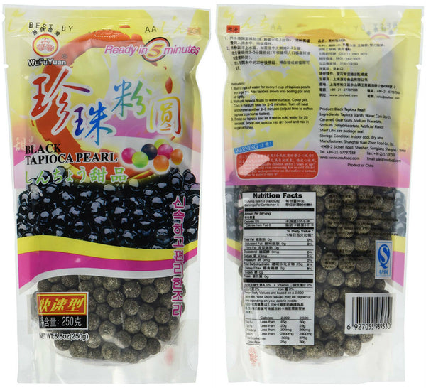 Cafe du Monde Boba Kit for Making Iced Coffee with Black Tapioca Bubble Pearls and Bag Clip from Hanover Shops Collection, Kit B …