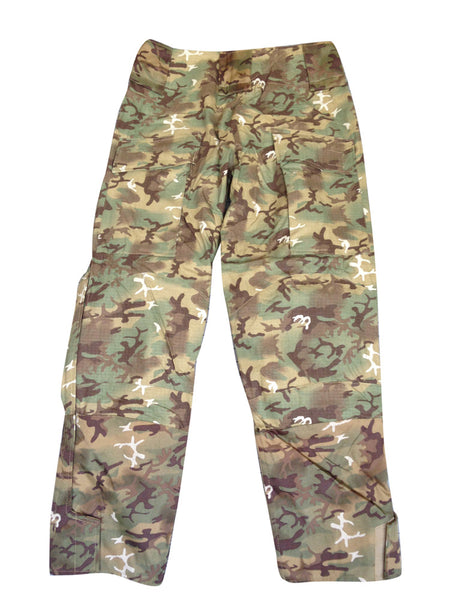 Arid Woodland Warrior Camouflage Trousers Fatigues with Knee Pads …